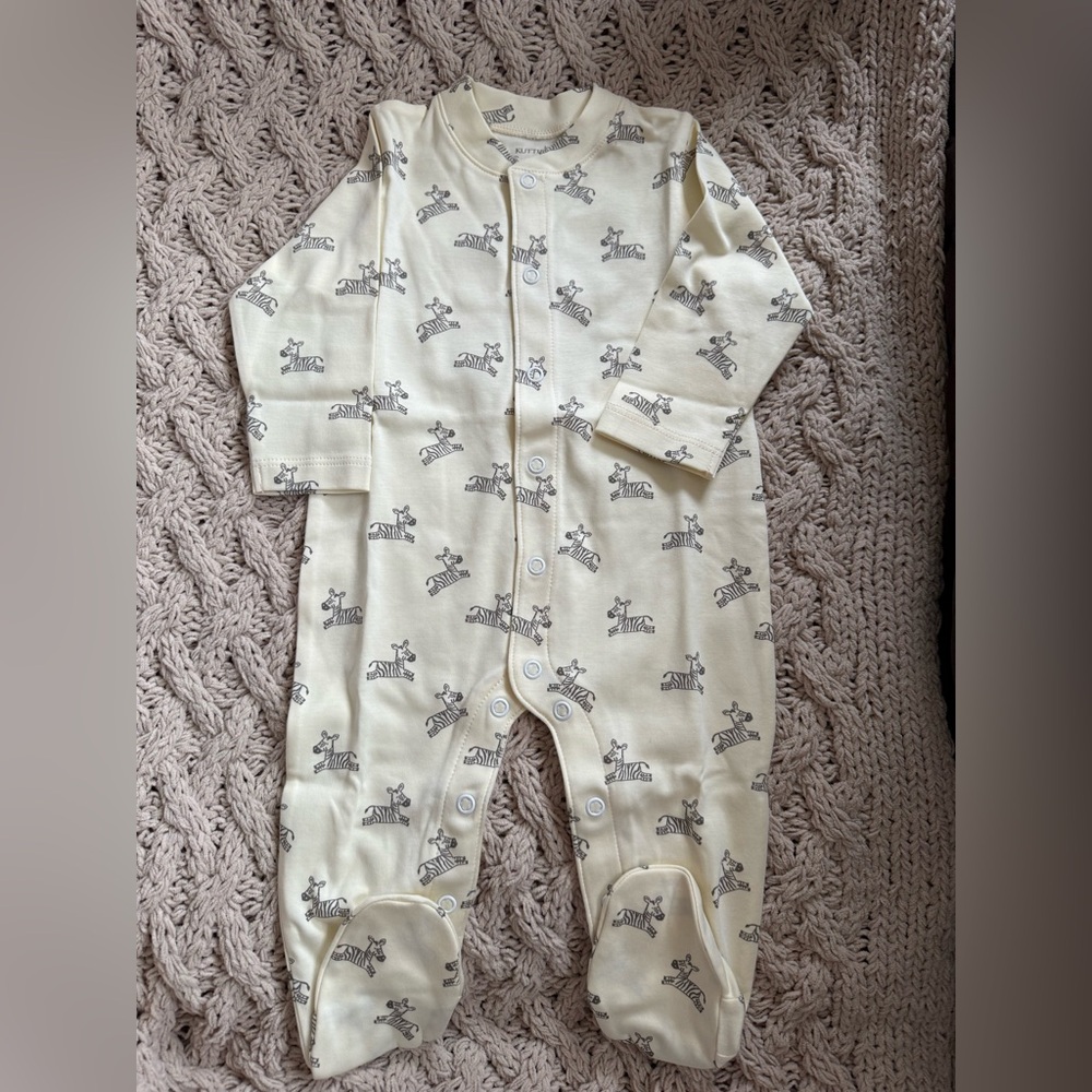 Adorable Zebra Jumpsuit - Made from 100% Pima cotton